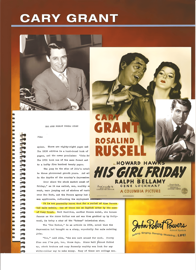 Cary Grant - a legacy of John Robert Powers