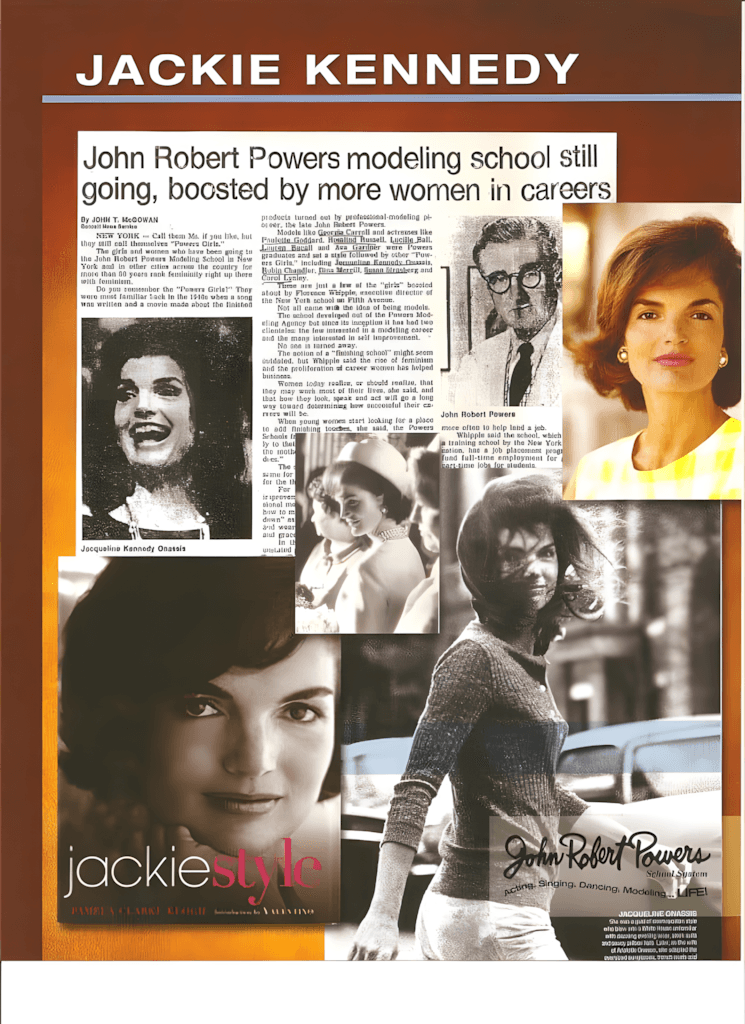 Jackie Kennedy - a legacy of John Robert Powers
